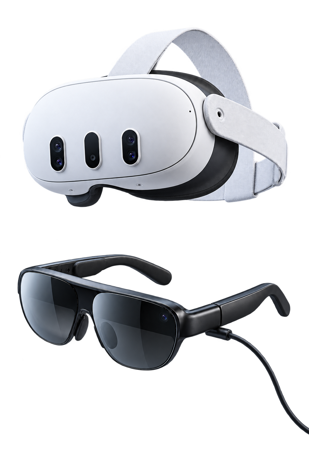 Illustration of a Meta Quest headset